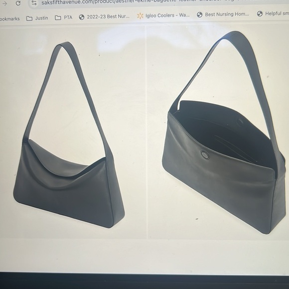 Aesther Ekme Baguette Leather shoulder bag - Picture 2 of 6